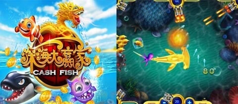 Chơi bắn cá đổi thưởng Cash Fish tại nhà cái HappyLuke