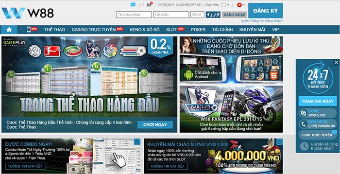 Tổng hợp các chương trình khuyến mãi mùa World Cup của nhà cái W88