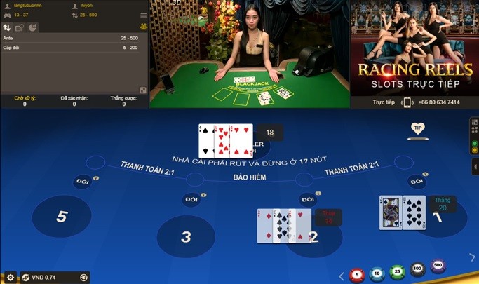 Game bài Blackjack tại H3bet