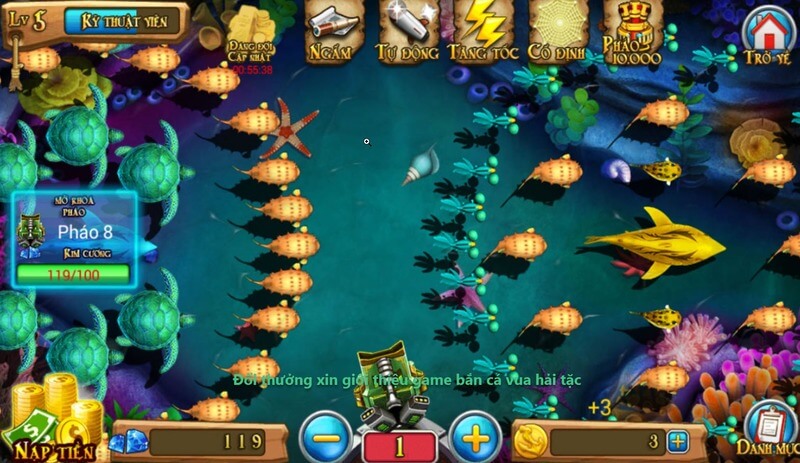 Shoot Fish the Pirate King