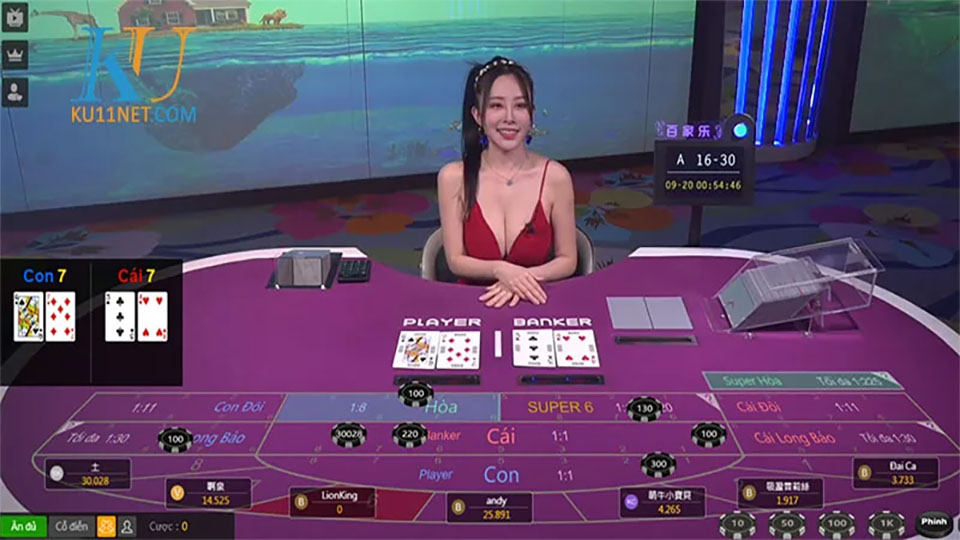 công thức chơi baccarat