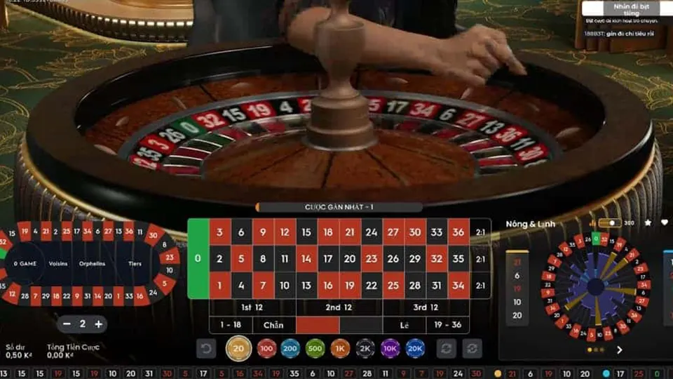 mẹo chơi roulette