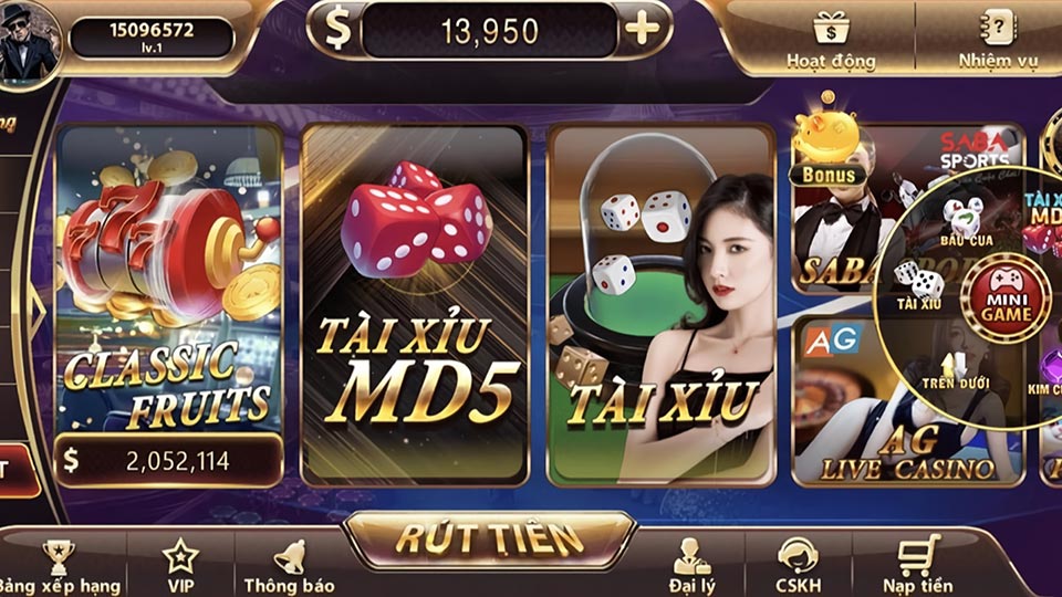 chơi tài xỉu thắng lớn