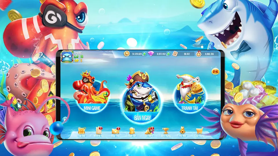 Top game bắn cá hiện nay
